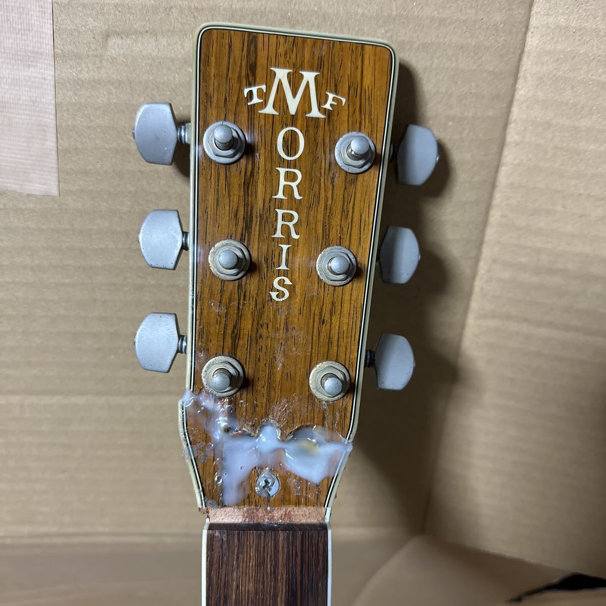 あ-3901）Morris モーリス TF-801 アコースティックギター 中古現状 