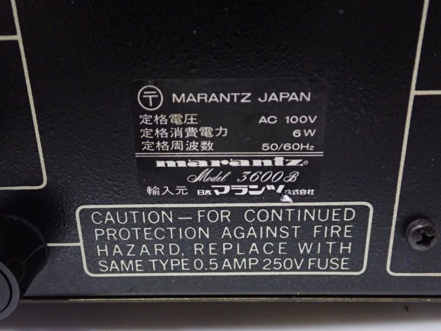マランツ Marantz MODEL amplifier プリアンプ プリアンプ⁄ Marantz