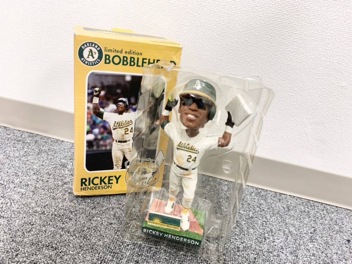 OKLAND ATHLETICS RICKEY HENDERSON limited edition BOBBLEHEAD 