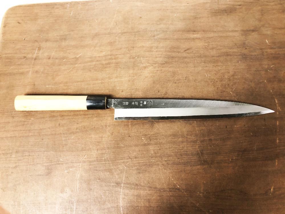 ◎☆ 中古☆包丁セット☆4本＆ケース 研常特製 研常別打 刺身包丁