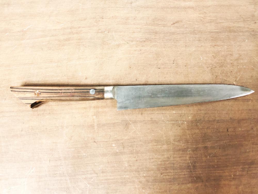 ◎☆ 中古☆包丁セット☆4本＆ケース 研常特製 研常別打 刺身包丁