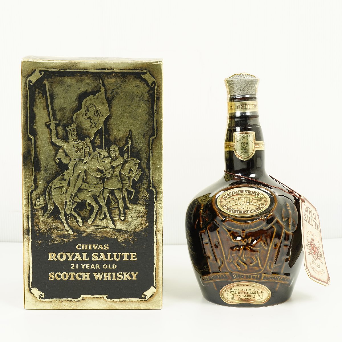 SALUTE ロイヤルサルート 21年 ROYAL 陶器ボトル スコッチ 未開栓 