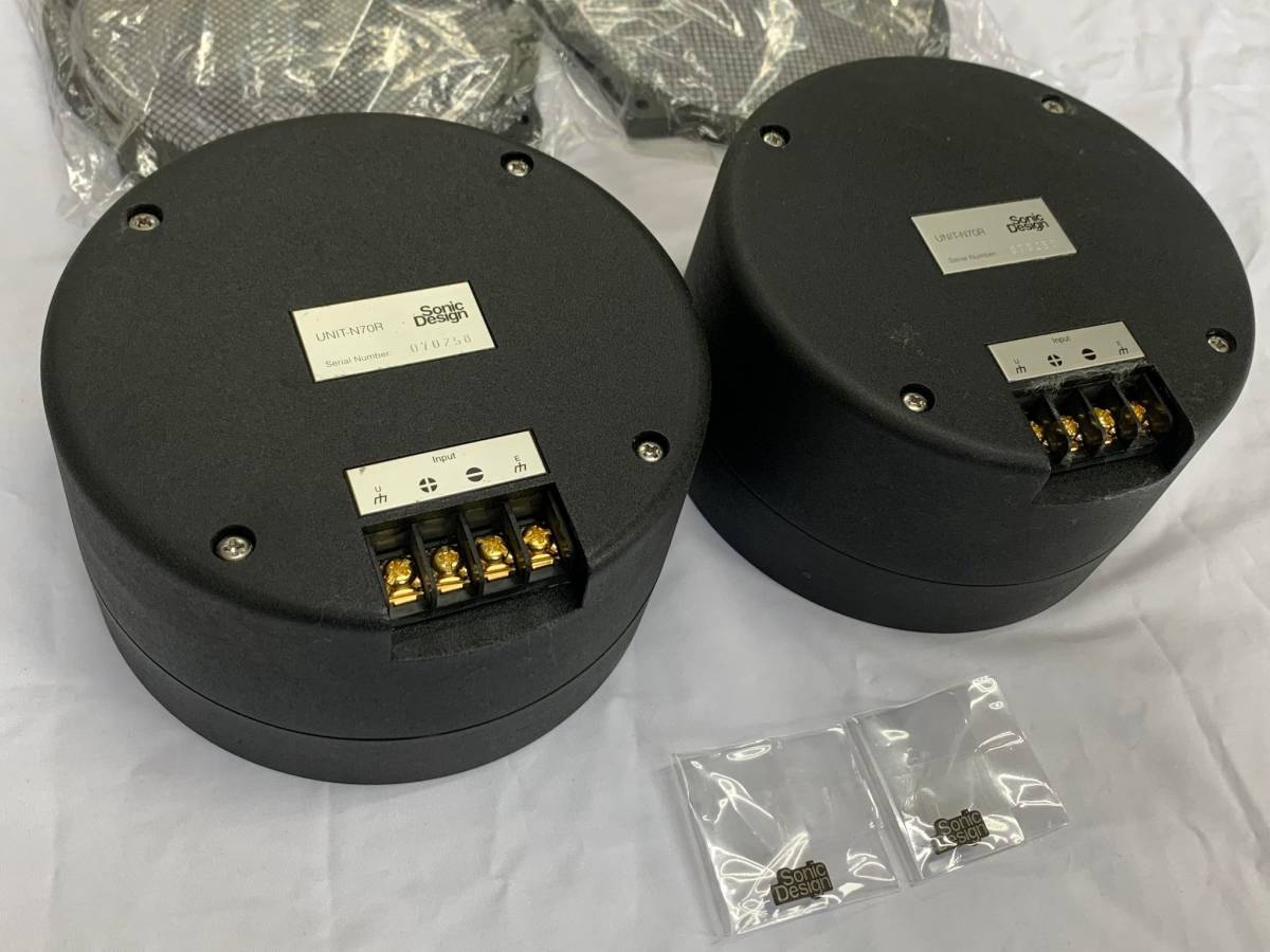 最終値下げソニックデザイン UNIT-N70R 中古美品】SonicDesign / UNIT-N70R / Premium Line Speakers R class