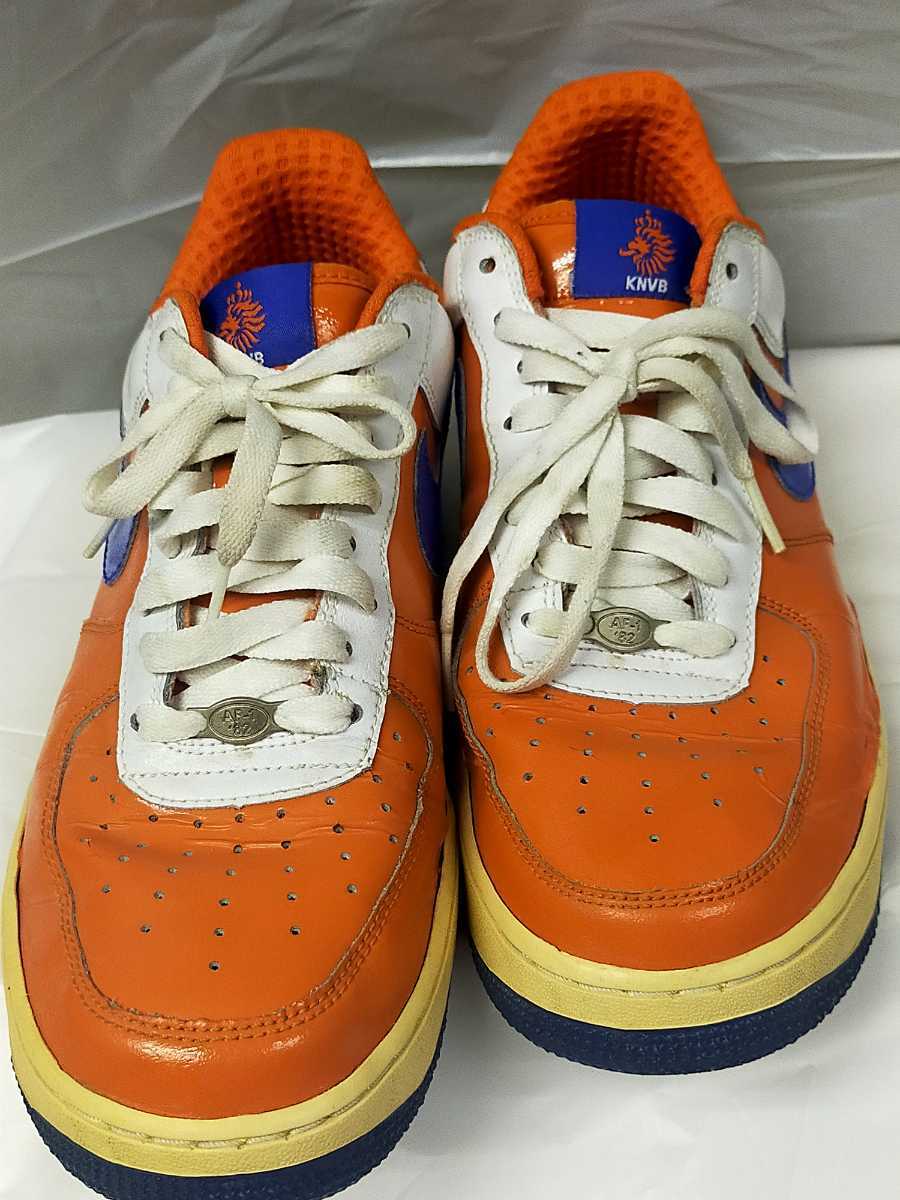 USED】NIKE AIR FORCE 1 LOW PREMIUM WORLD CUP HOLLAND 309096-811 