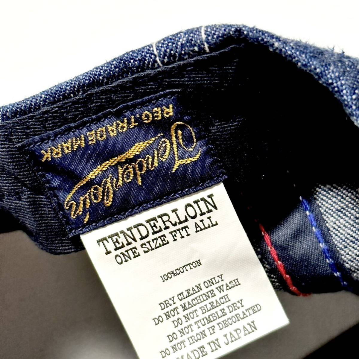 ★1円出品★ TENDERLOIN tenderloin テンダーロイン トラッカーキャップ インディゴ デニム ブルー ネイビー 青 紺 DENIM サークルワッペン TENDERLOIN tenderloin Yahoo!オークション ストライプ マチ付き カーキ中古u80519359h0040ik55