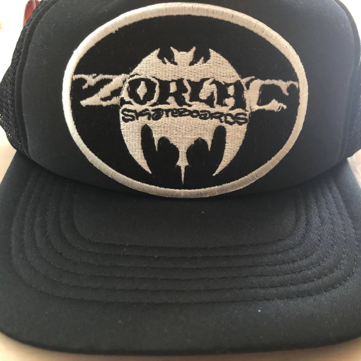 ZORLAC バットロゴ 希少！デッドストック！ZORLACメッシュCAP ブラック