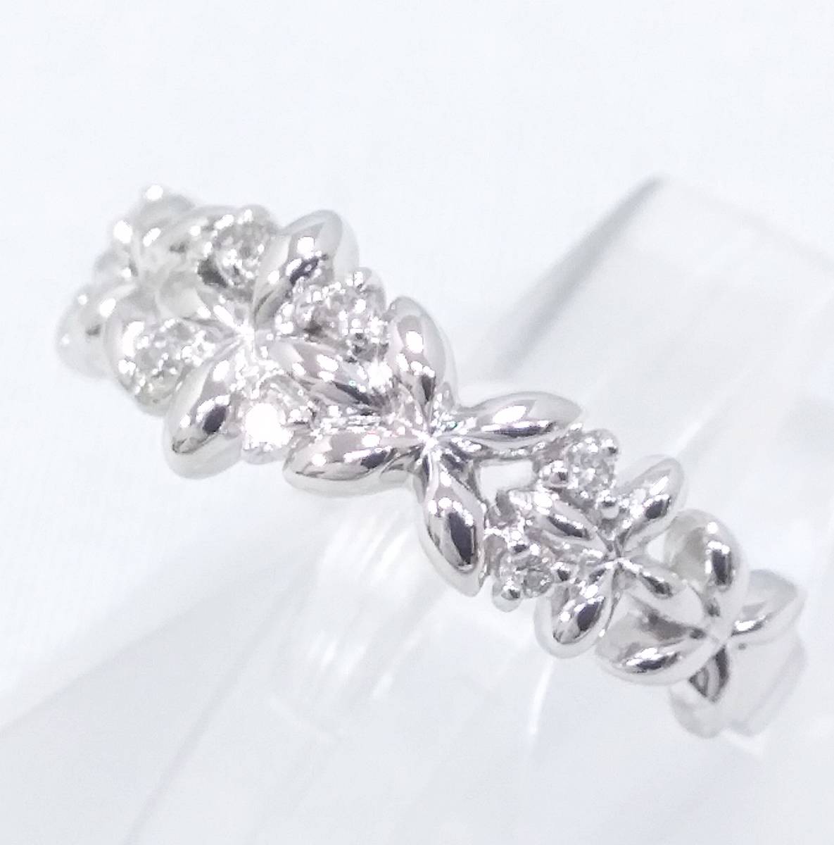 Take‐Up K14WG ＃5 ダイヤ0.05ct 総重量約2.4g 14金 ゴールド