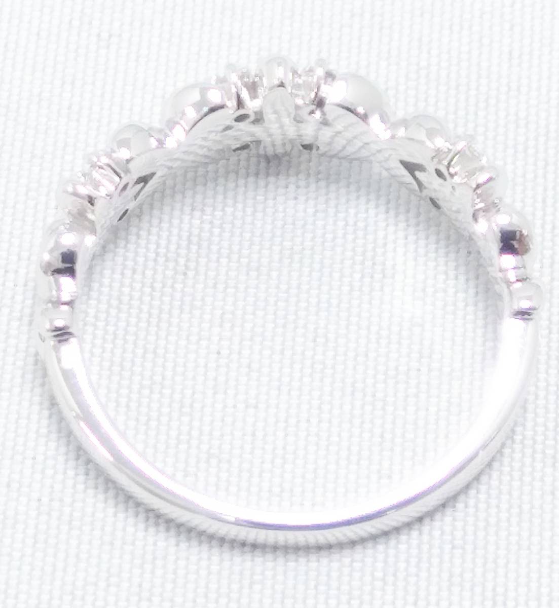 Take‐Up K14WG ＃5 ダイヤ0.05ct 総重量約2.4g 14金 ゴールド