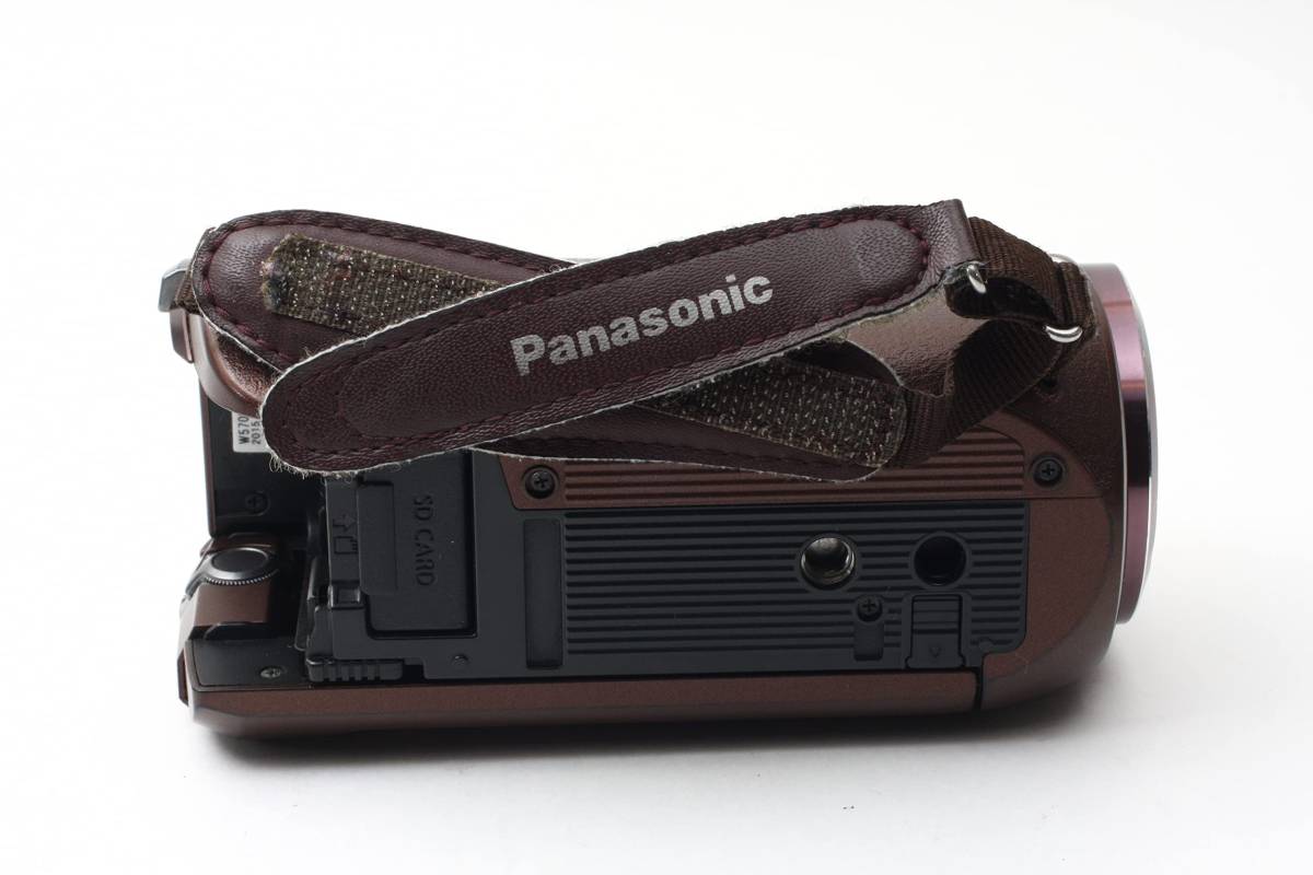 パナソニック HDビデオカメラ W570M ワイプ撮り 90倍ズーム ブラウン