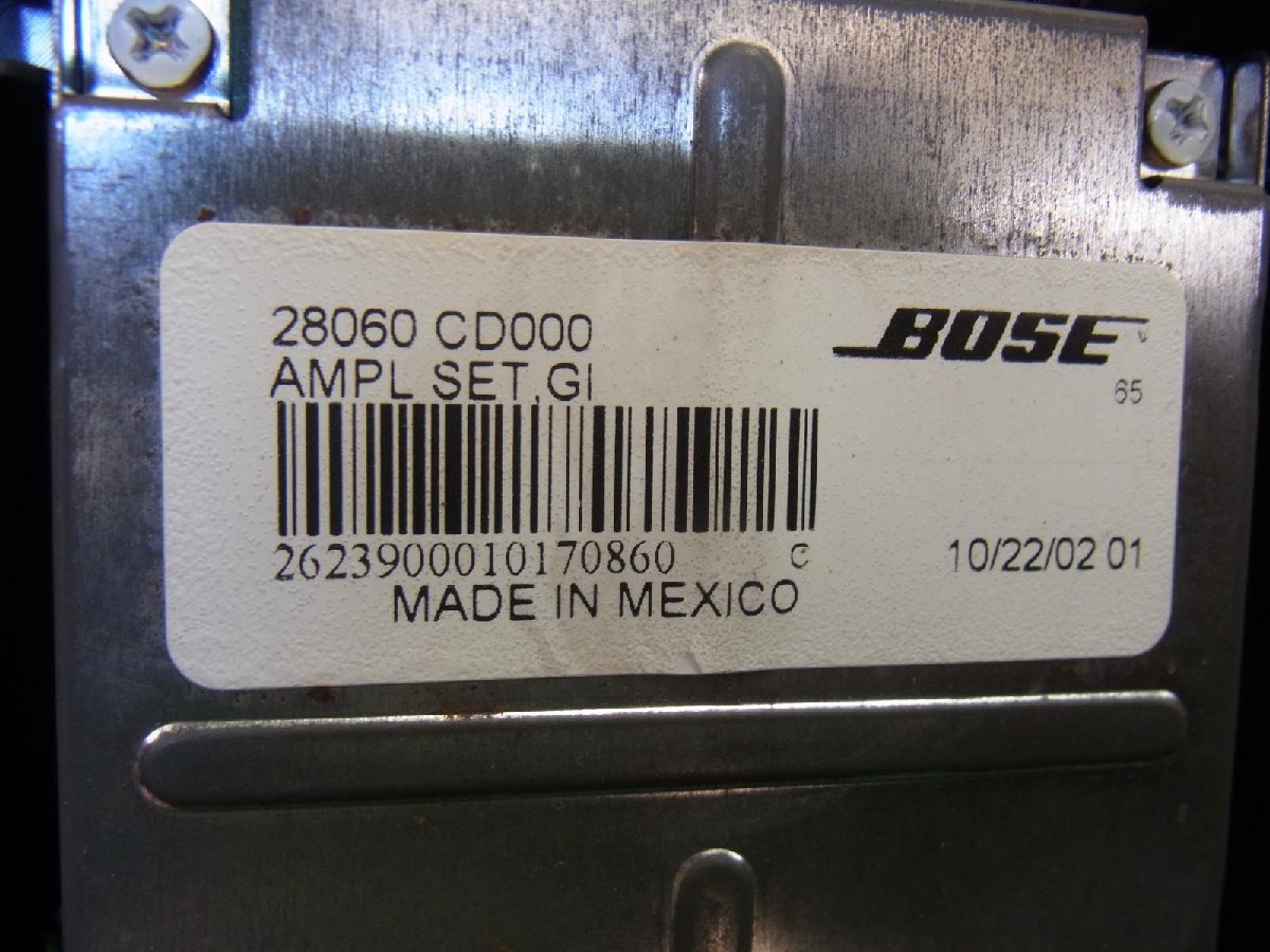 221119-中 平成14年 フェアレディZ Z33 BOSE アンプ 28060 CD000