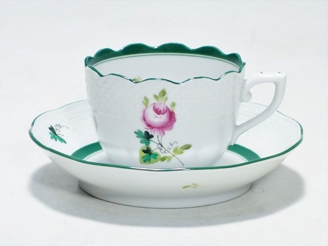 K11153【HEREND ヘレンド】ウィーンの薔薇 デミタス カップ K11153【HEREND ヘレンド】ウィーンの薔薇 デミタス カップ