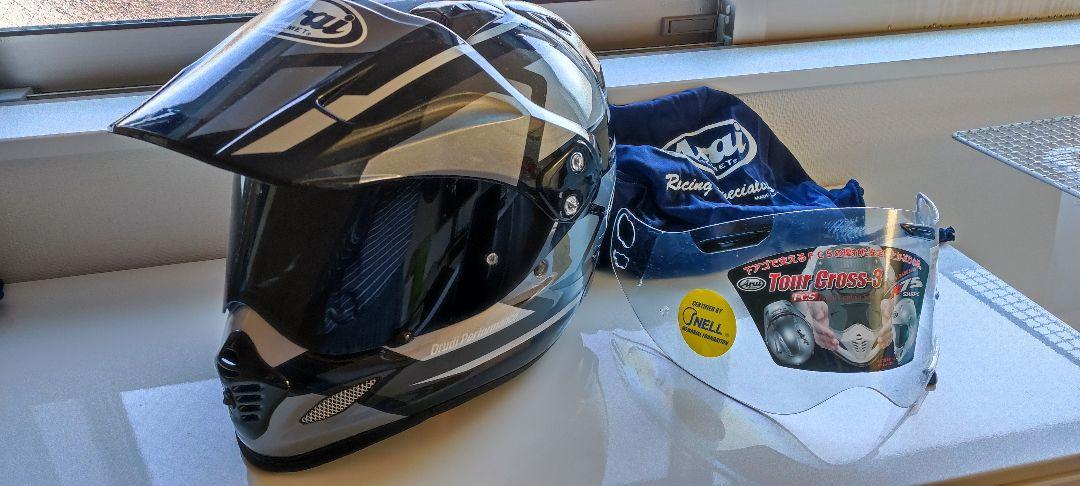 2026，定番 1円 極 アライ Arai ヘルメット TOUR CROSS3 グレー(アライ)｜売買されたオークション情報、yahooの商品情報をアーカイブ公開 - オークファン シールド