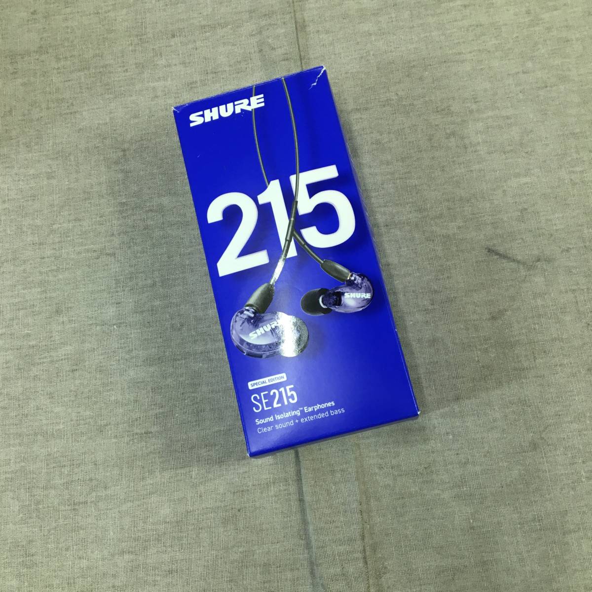 シュア SE215 SHURE 高遮音性イヤホン Special Edition ブルー 現状品