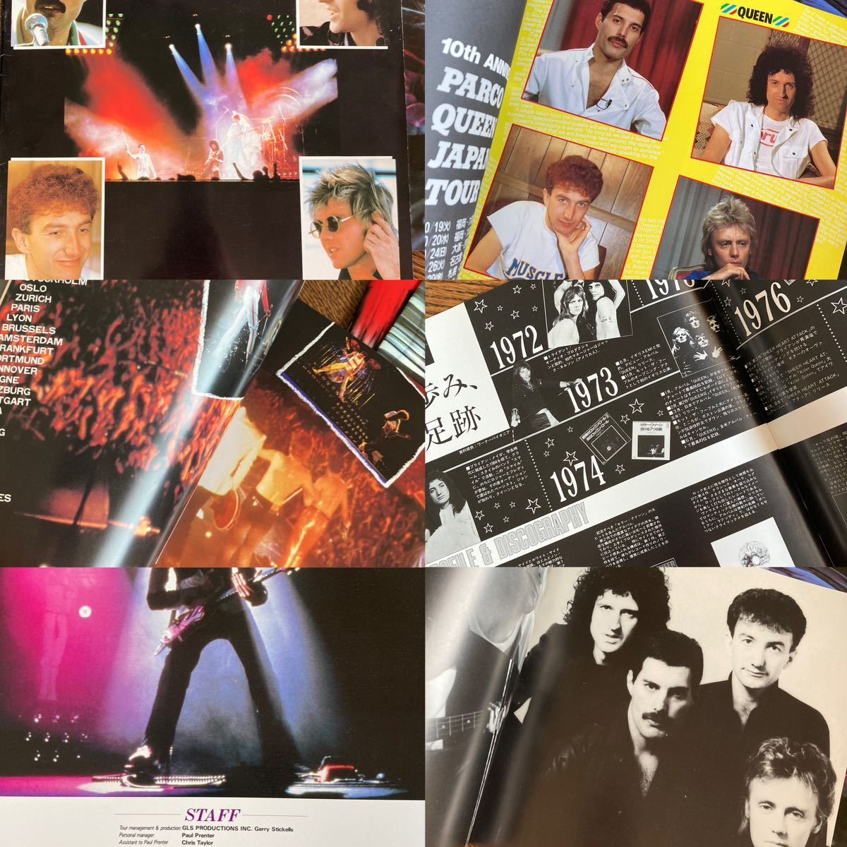 Queen クイーン ツアーパンフレット'79直筆サイン入り ツアー
