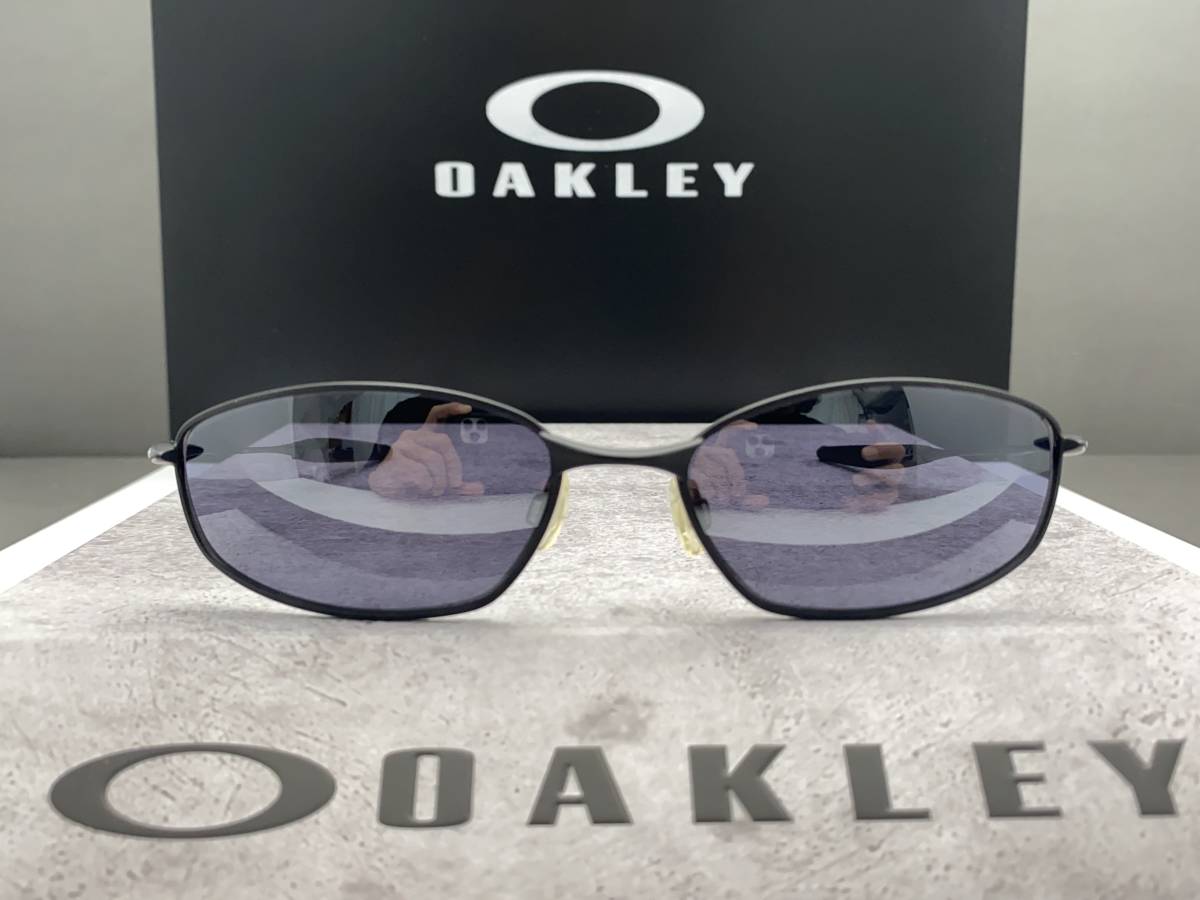 ケース付 OAKLEYオークリー WHISKERウィスカー マットブラック黒