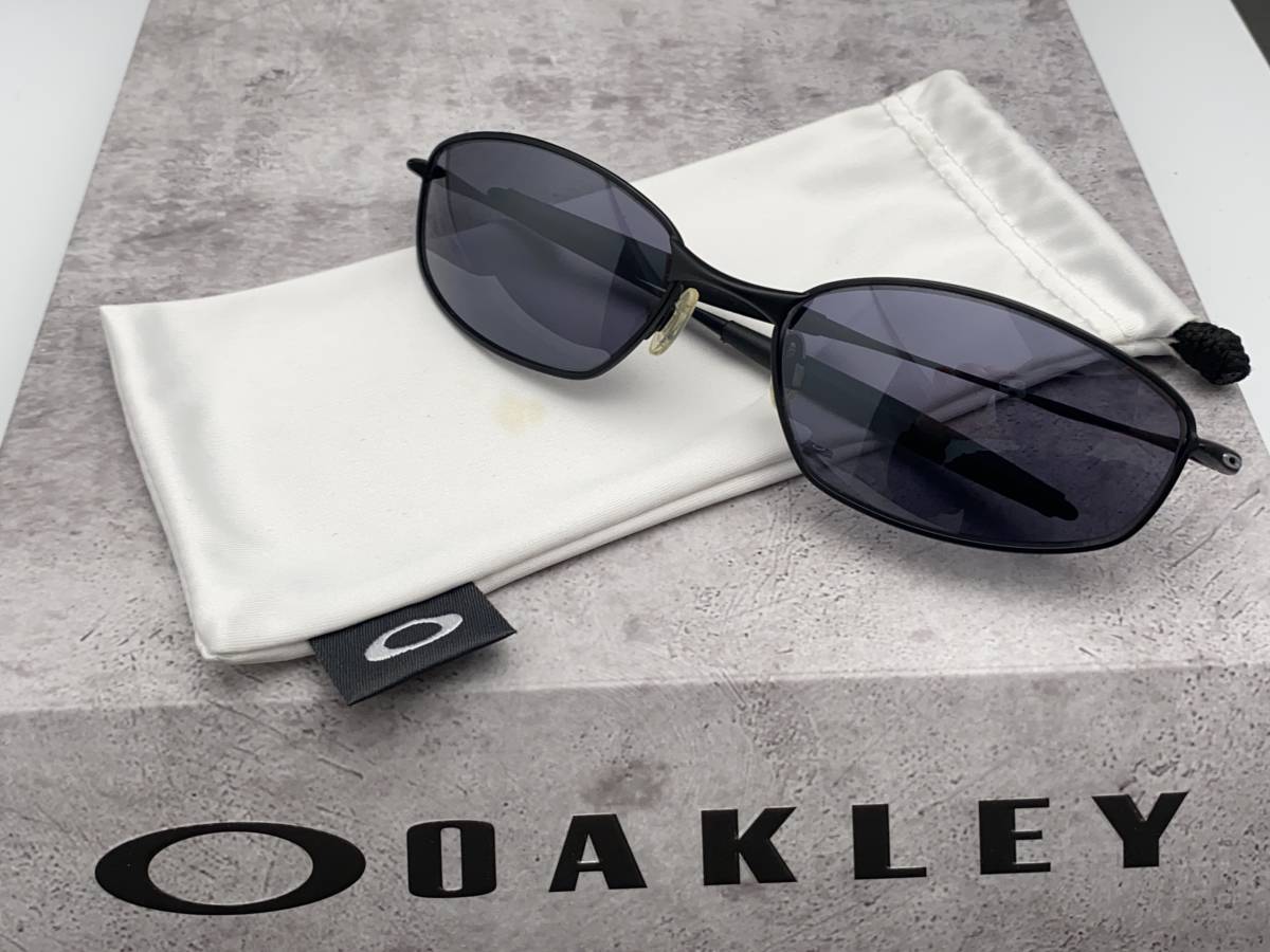 ケース付 OAKLEYオークリー WHISKERウィスカー マットブラック黒