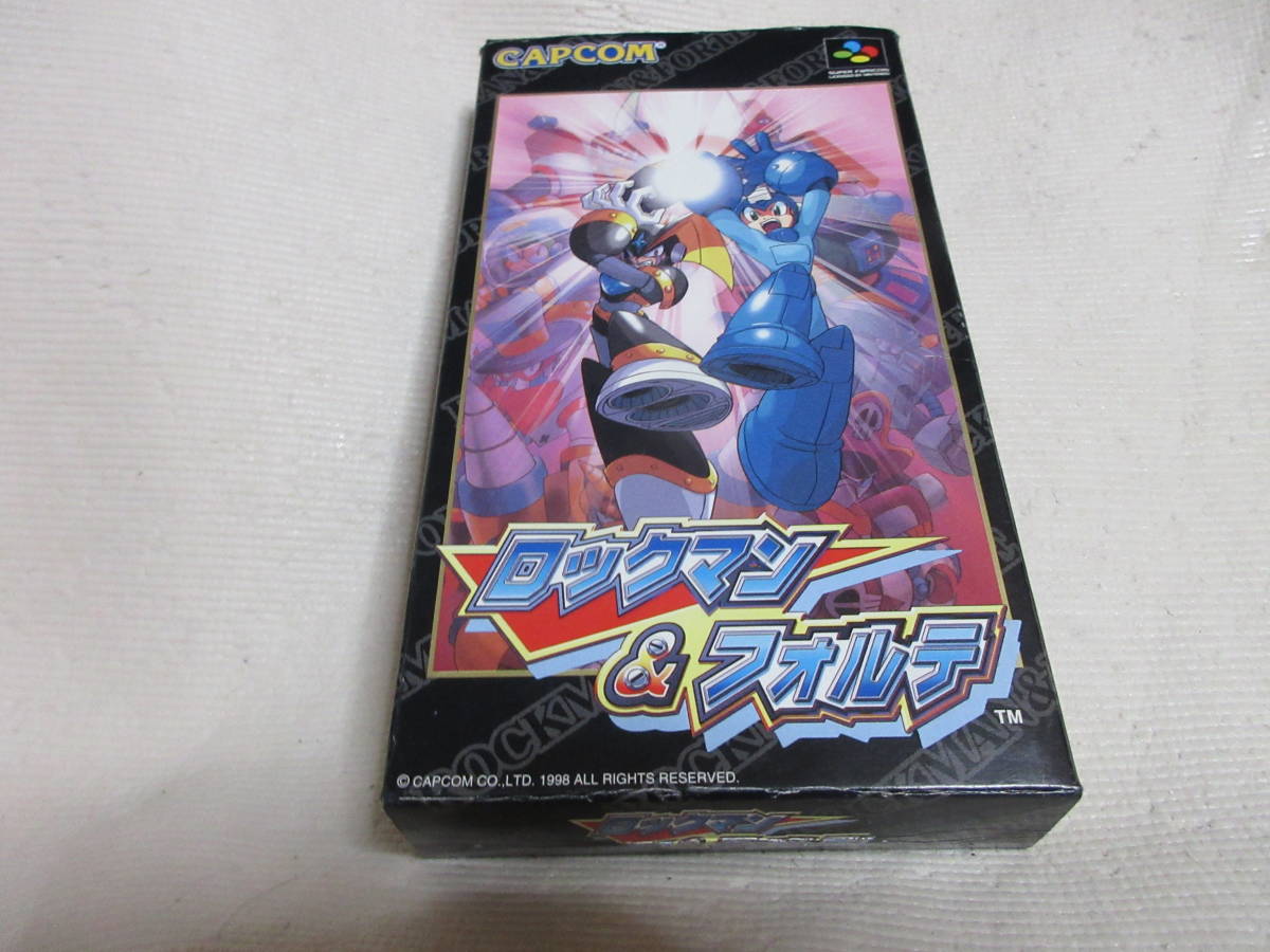人気，人気セール SFC ロックマン＆フォルテ 箱説付き スーパーファミコン カプコン(アクション)｜売買されたオークション情報、yahooの商品情報をアーカイブ公開 - オークファン タイトル