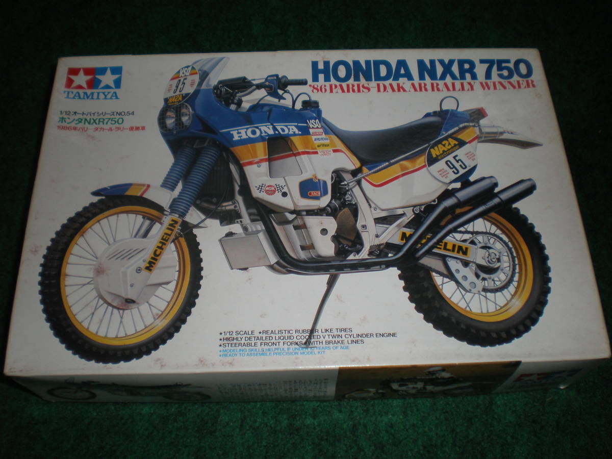 ☆タミヤ 1/12 ホンダ ホンダ NXR750 1986年パリ・ダカールラリー優勝