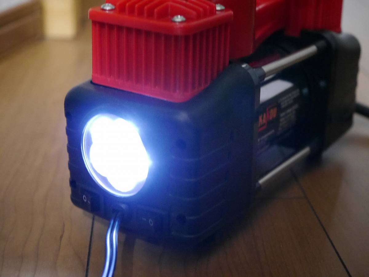 電動エアーコンプレッサー 電動空気入れ アウトドア 持ち運び 小型