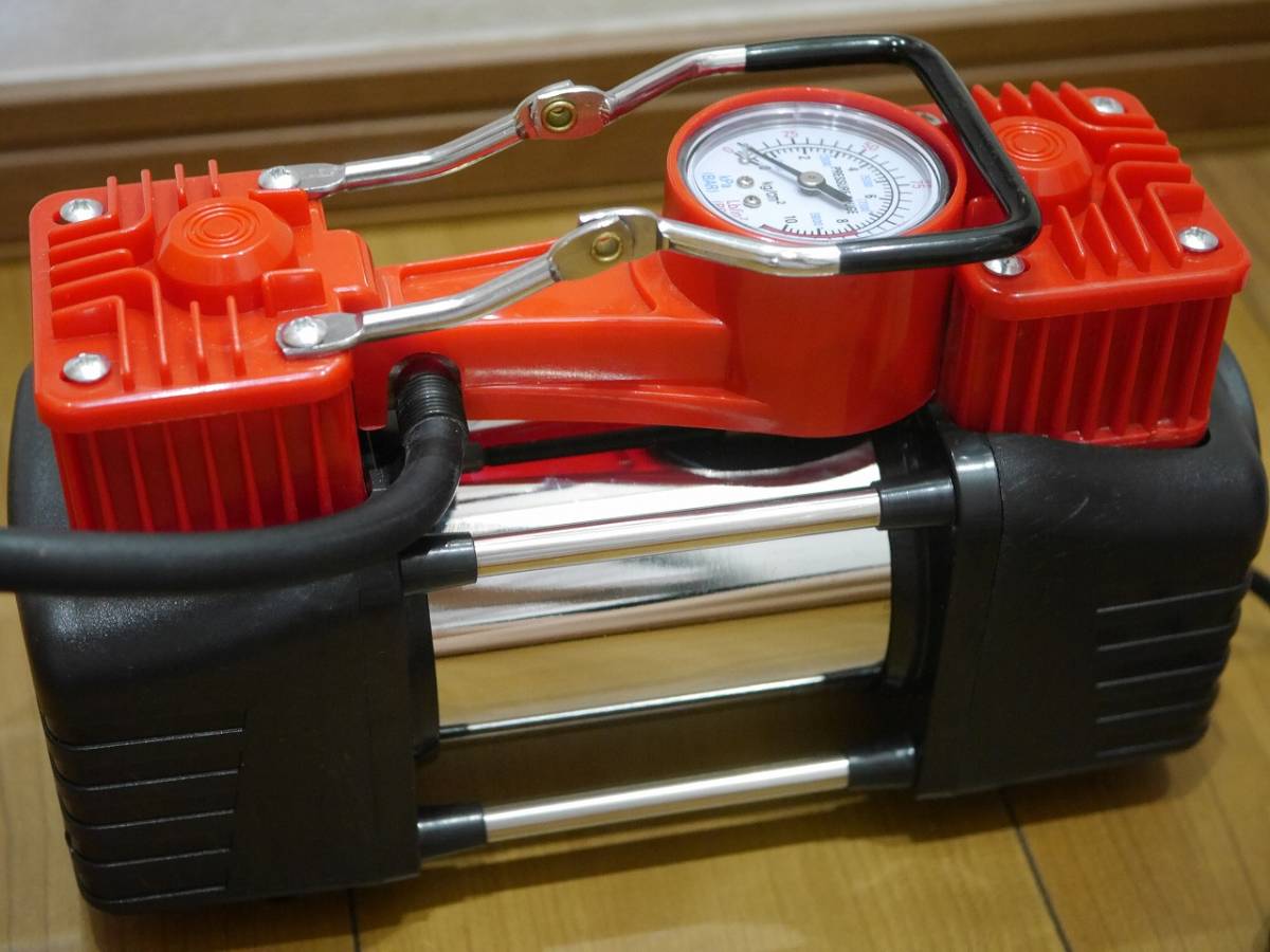 コンプレッサー DIY用 E-Value 電動エアーコンプレッサー 電動空気入れ アウトドア 持ち運び 小型