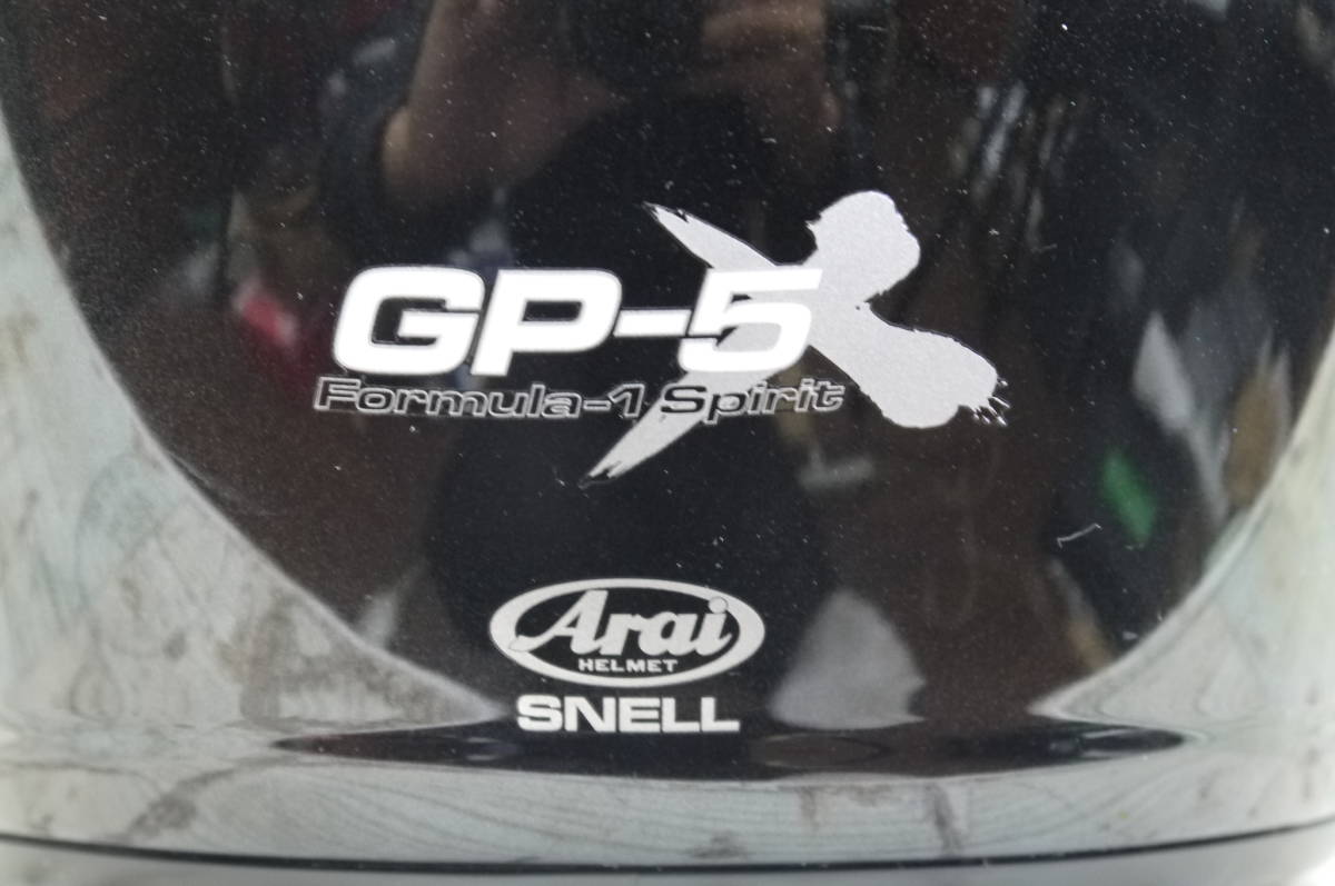 アライ/Arai GP-5X 59-60cm Lサイズ フルフェイス 純正シールド付 
