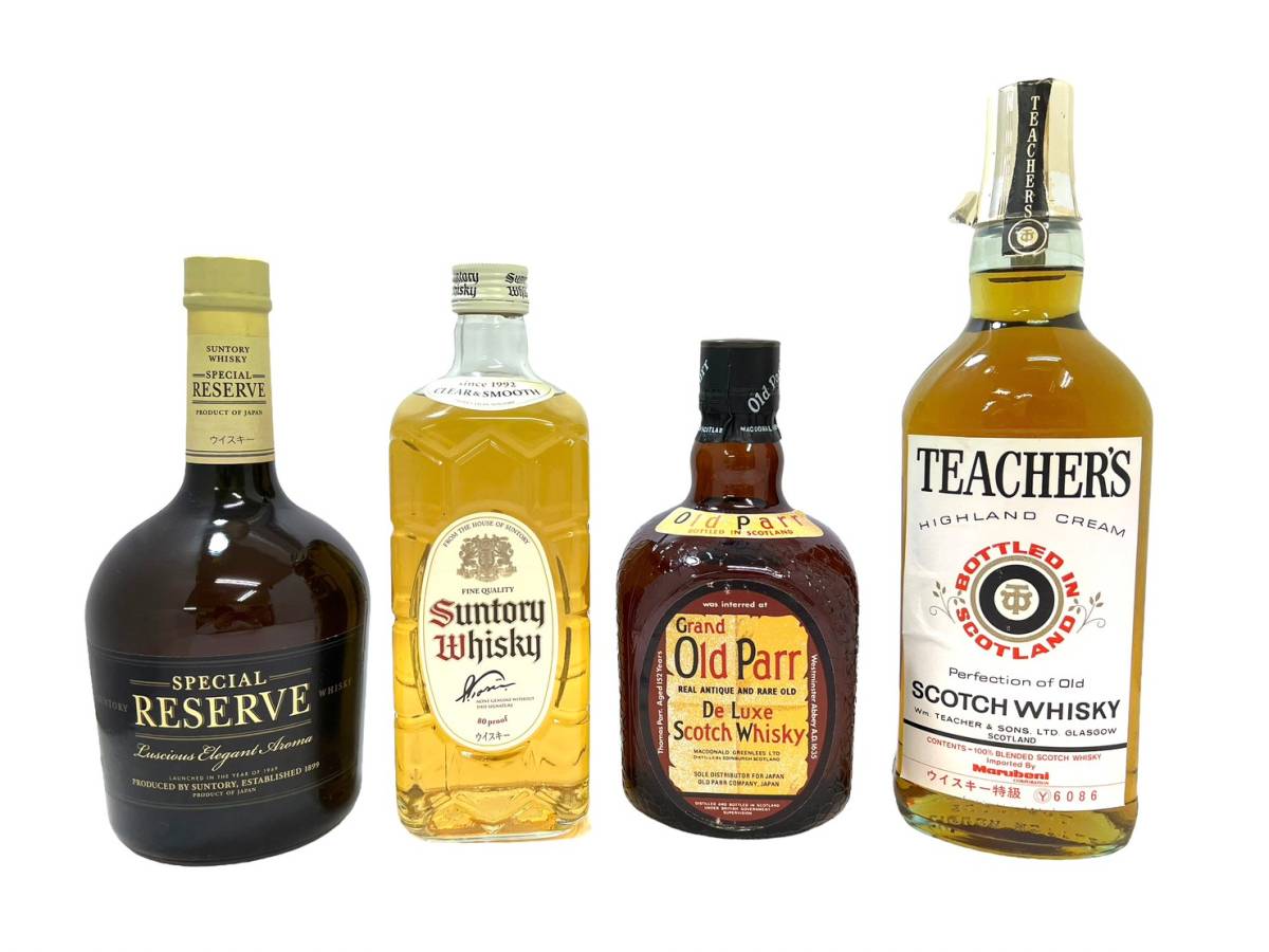 未開栓 ウイスキー おまとめ4本】サントリー スペシャルリザーブ