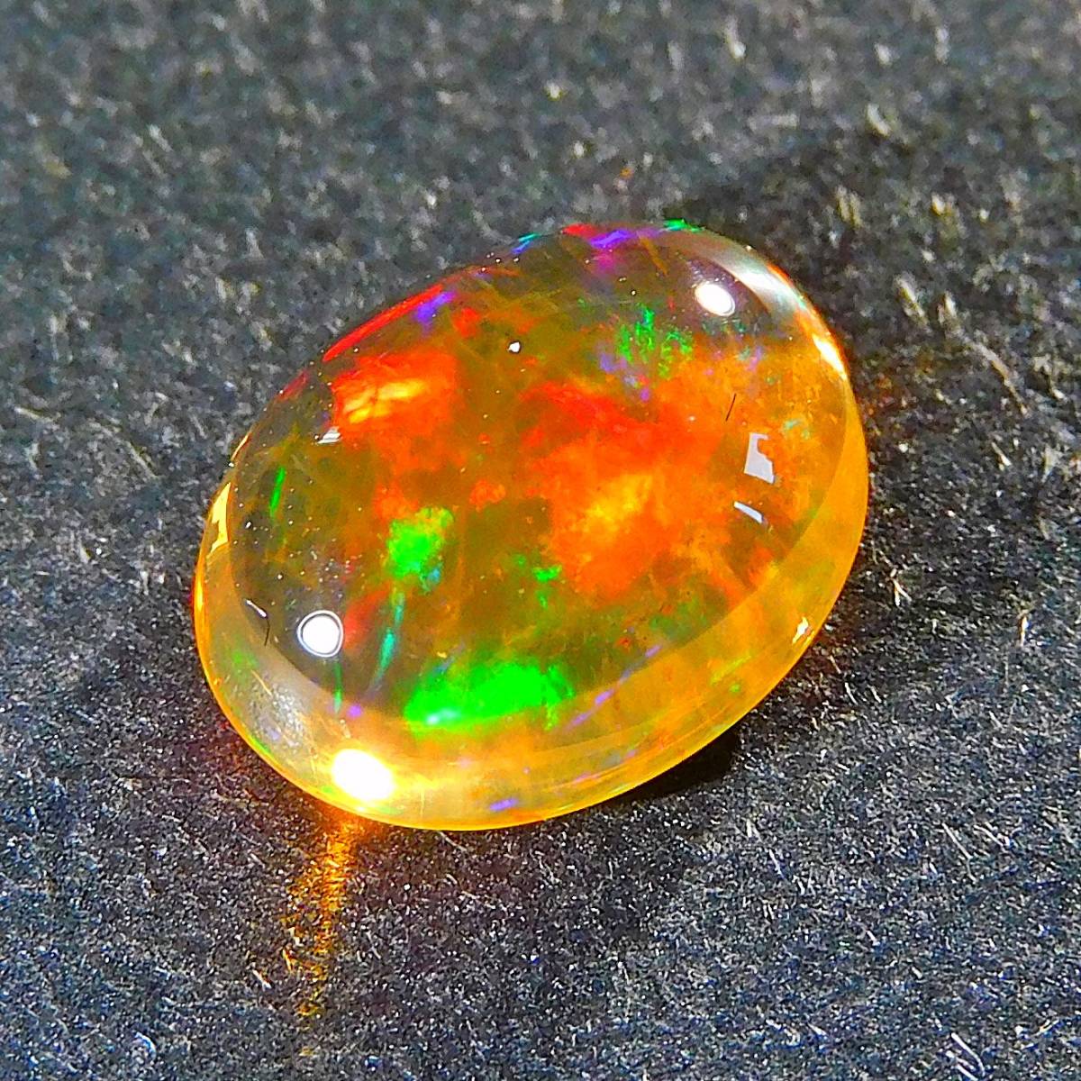 遊色抜群！！▽天然ファイヤーオパール 1.74ct▽ルース 裸石 Fire opal 遊