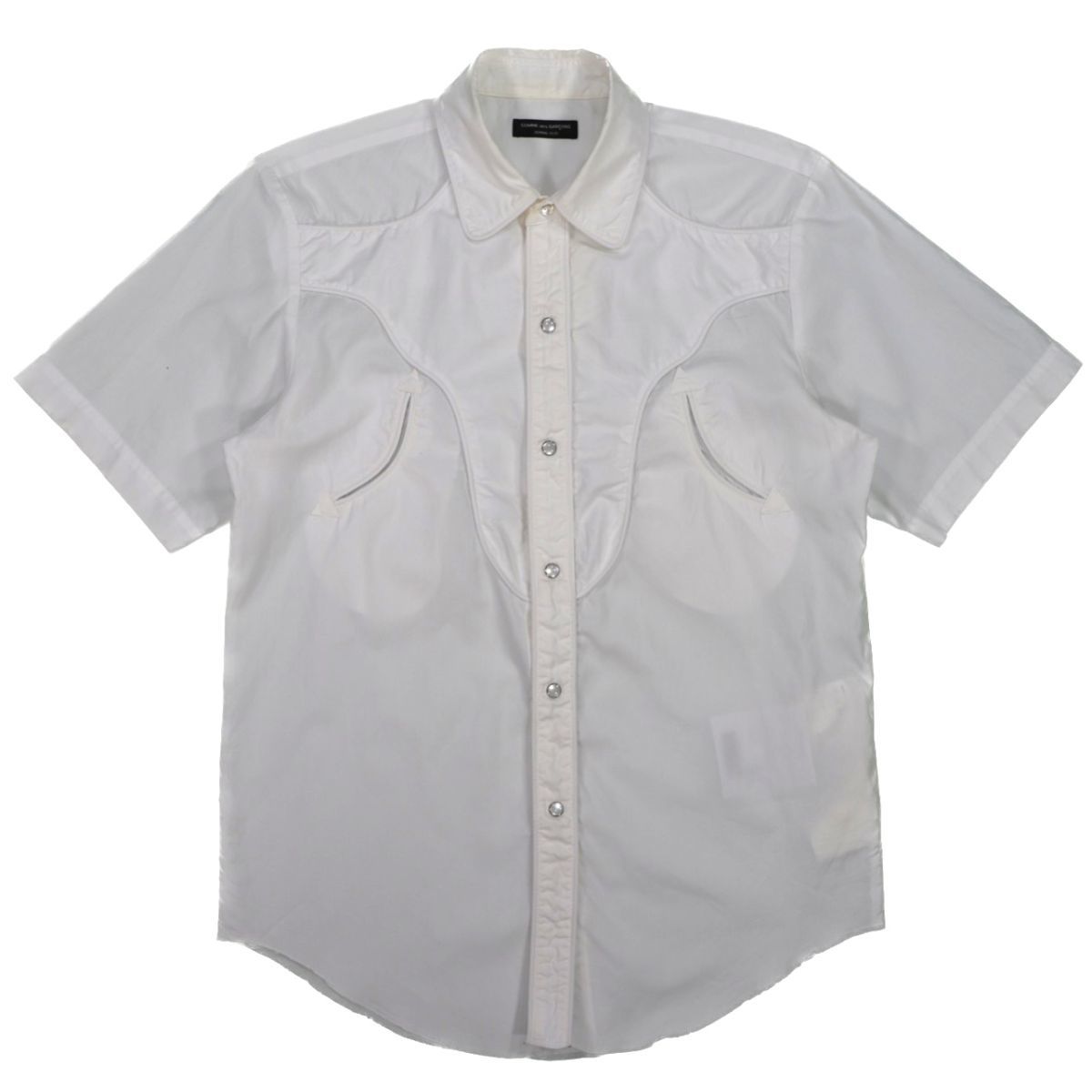 Comme des Garcons Homme Plus SS2004 切りっぱなし ウエスタンシャツ 04SS コムデギャルソンオムプリュス 2210101