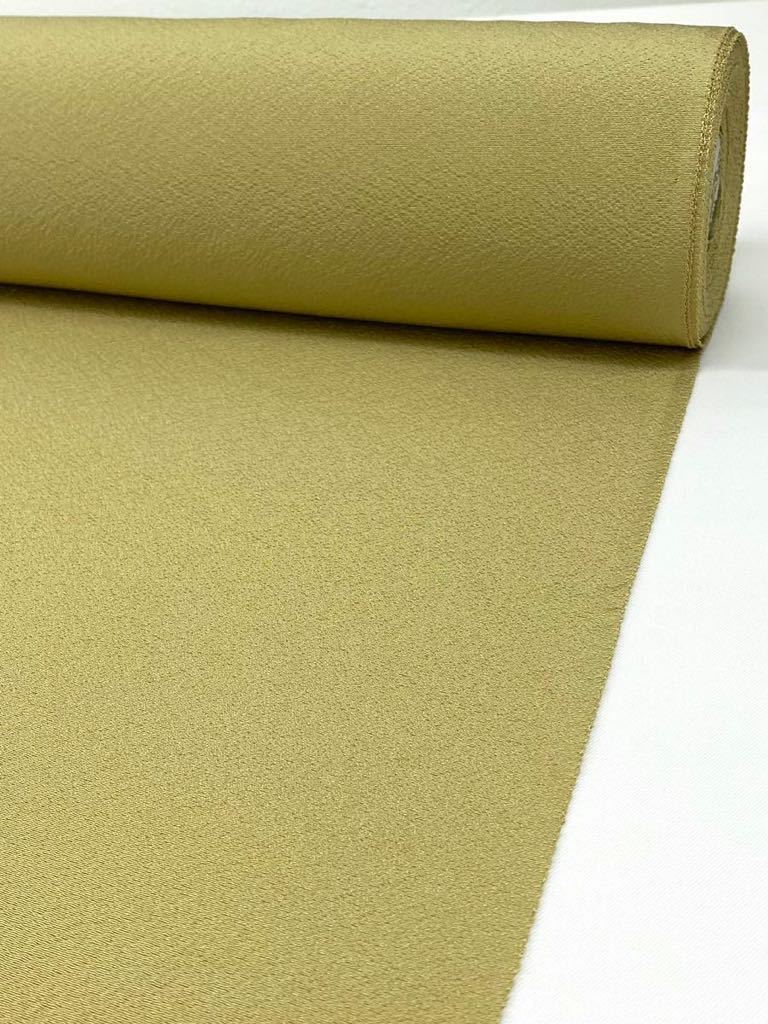 堅牢染 草木染 京茶染め 利休好み 色無地 反物 正絹 色無地 正絹 堅牢