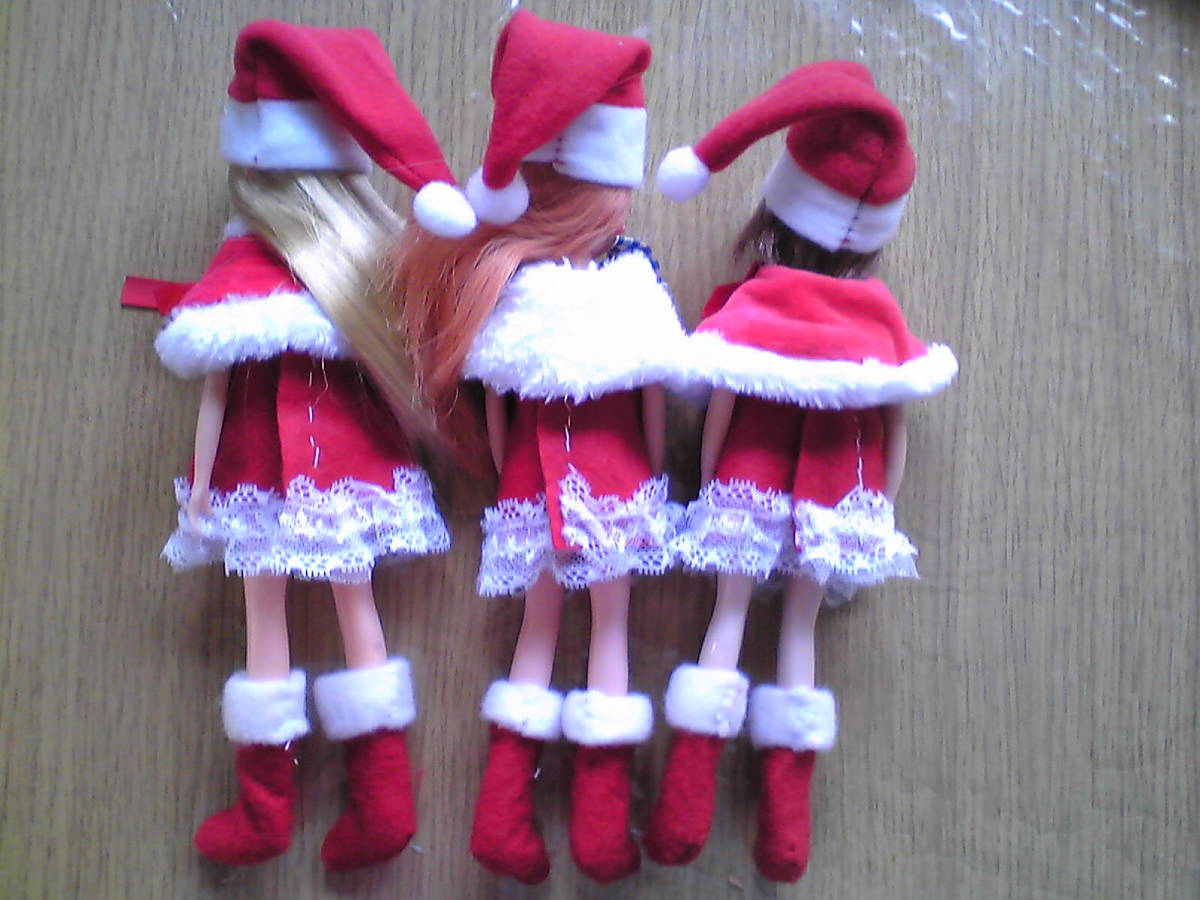 リカちゃん クリスマス ハンドメイド サンタ服 ③(洋服)｜売買された 