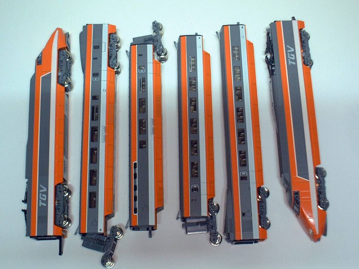 Nゲージ（1／160） フランス TGV 初期6両基本セット カトー／Kato：関