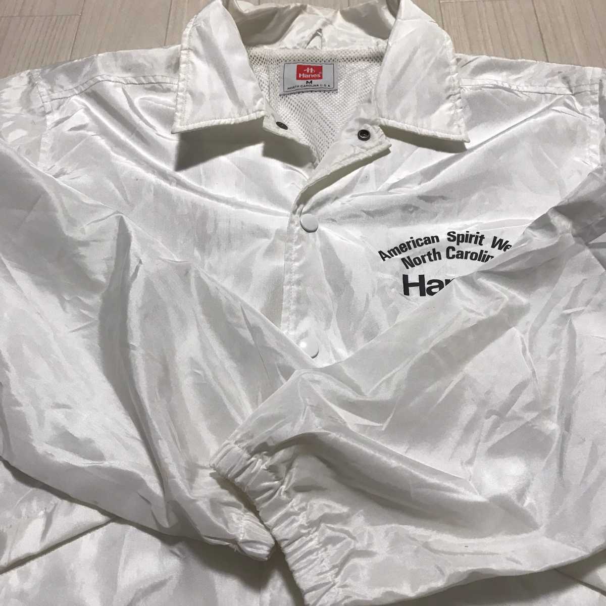 HANES ヘインズ スナップボタン ナイロンジャンパー コーチジャケット  