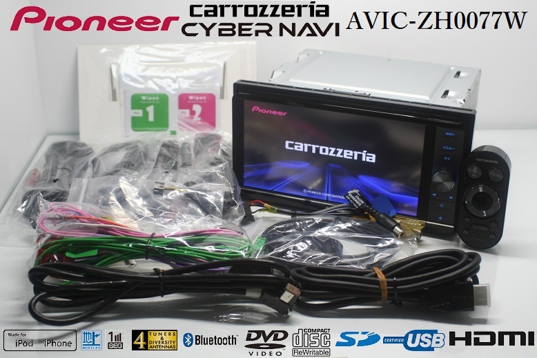 H)中古美品☆最新2025年更新地図☆サイバーナビ☆新品SSD交換済☆AVIC