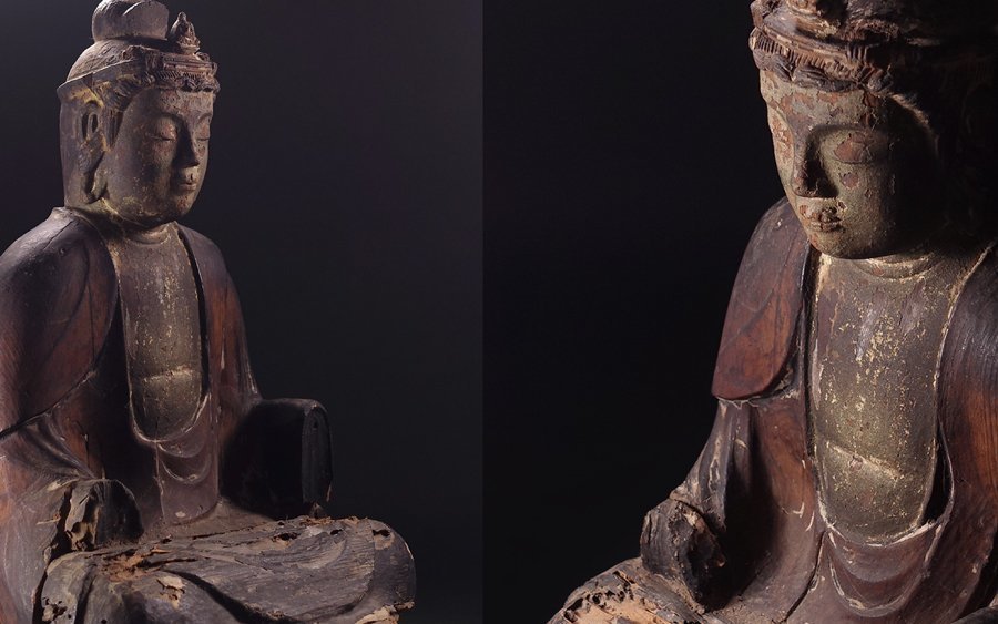 6308 霊璧石 桐箱付 『瑞雲』 横30(cm) 8.48kg太湖石