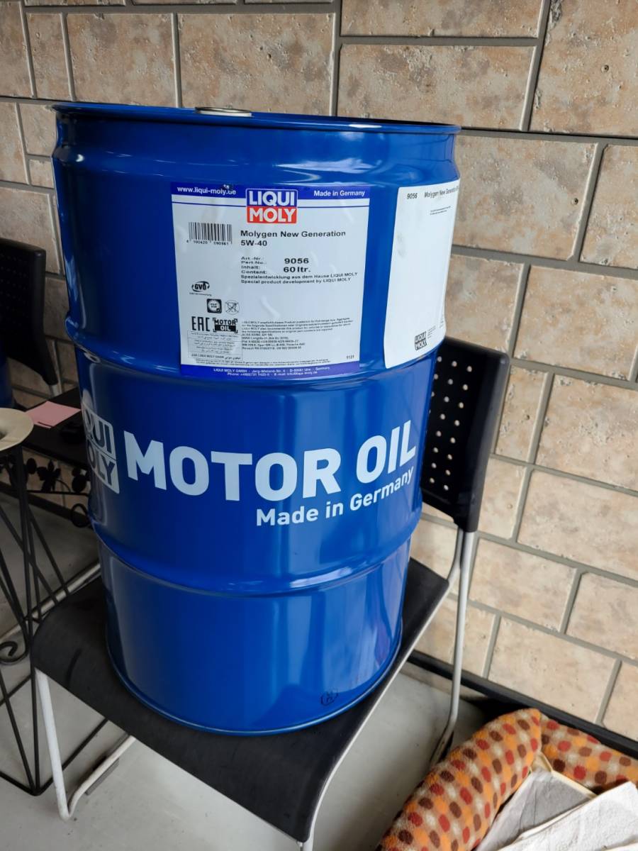 60L 空ドラム缶　リキモリ LIQUIMOLY  3缶 60L 空ドラム缶 LIQUI MOLY リキモリ 新油抜き 空き缶 ドラム缶(オイル