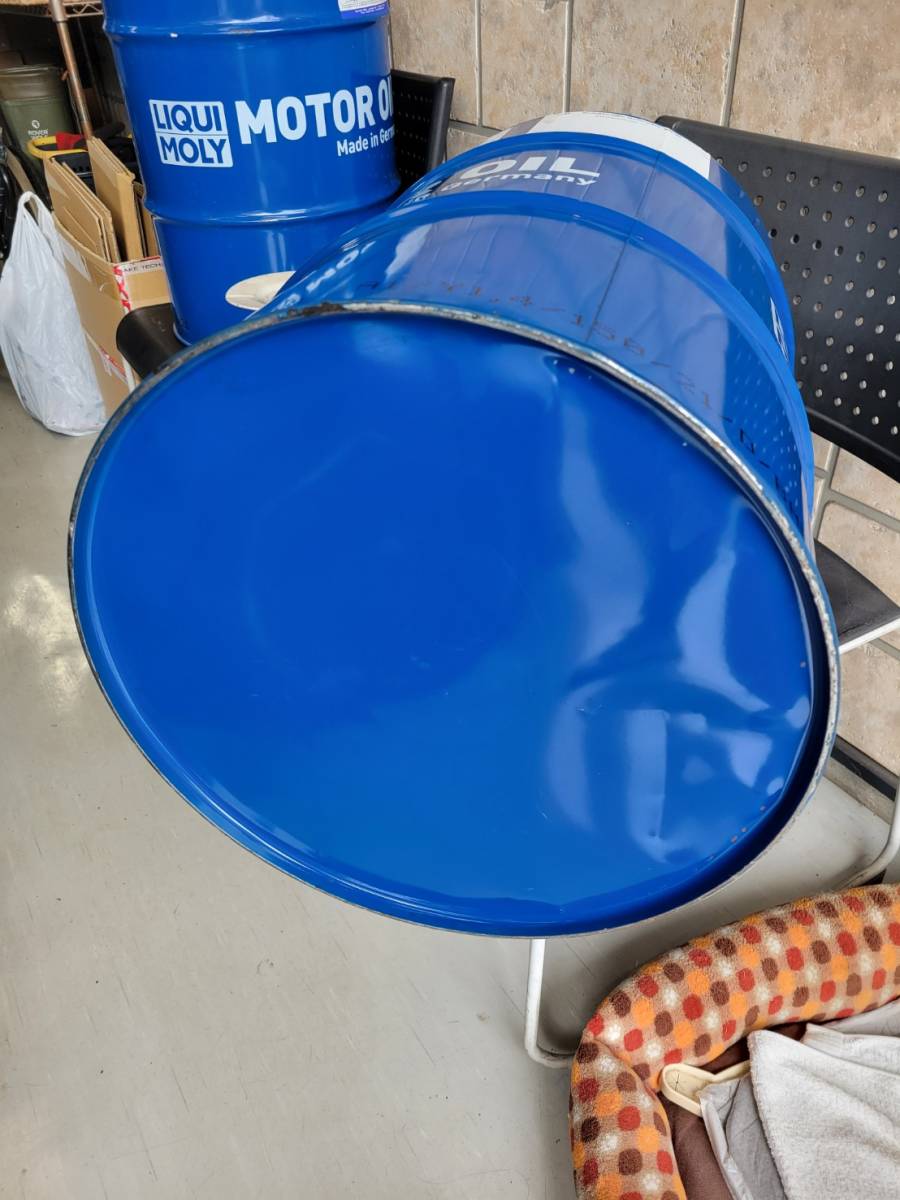 60L 空ドラム缶 LIQUI MOLY リキモリ 新油抜き 空き缶 ドラム缶④