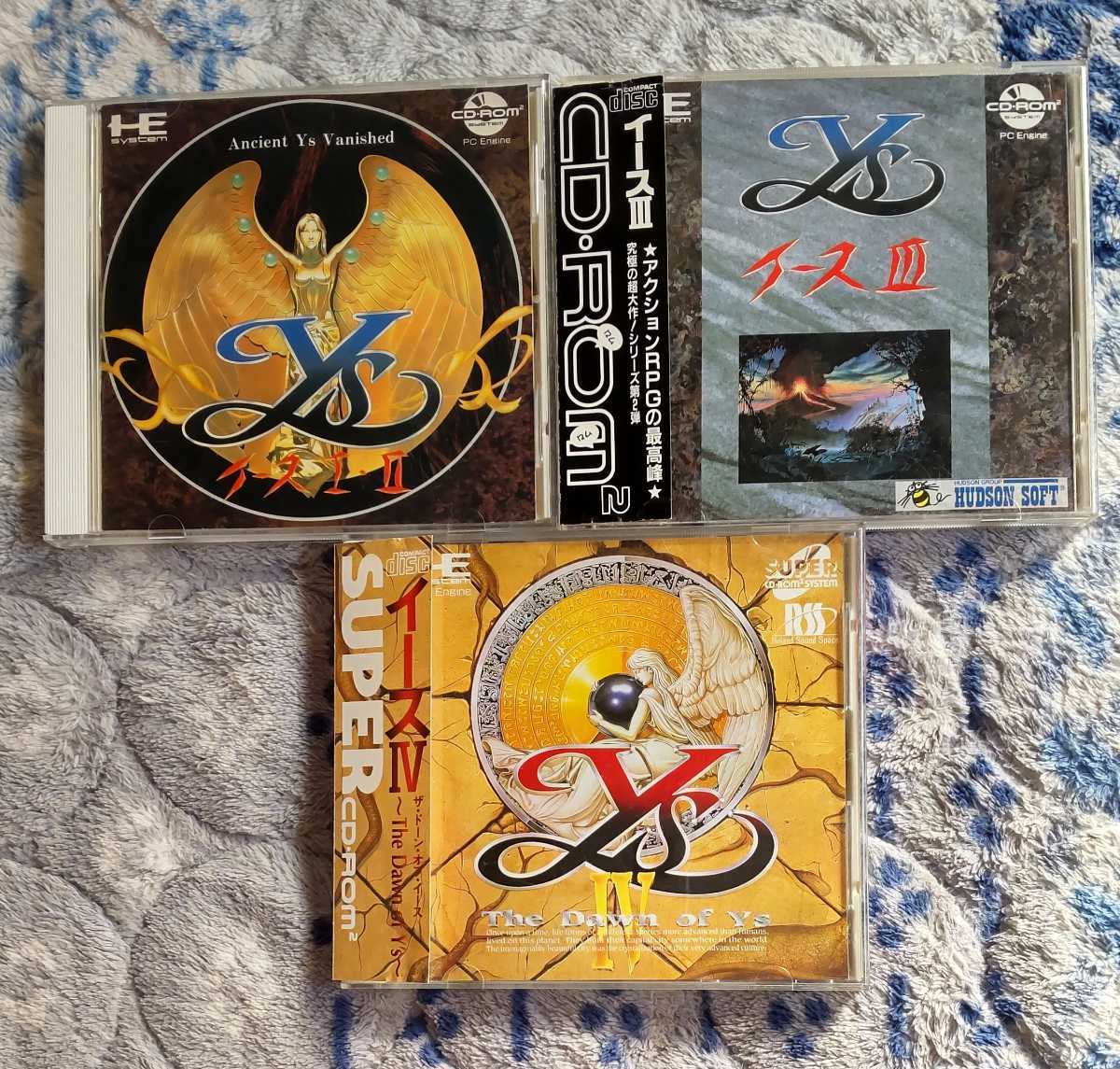 人気定番，豊富な ３本セット 当時品 ２本 帯付き イース I Ⅱ Ⅲ Ⅳ Ys 1 2 3 4 NEC PCエンジン SUPER CD-ROM2 ハドソン ファルコム PC Engine(ロールプレイング)｜売買されたオークション情報、yahooの商品情報をアーカイ PCエンジン