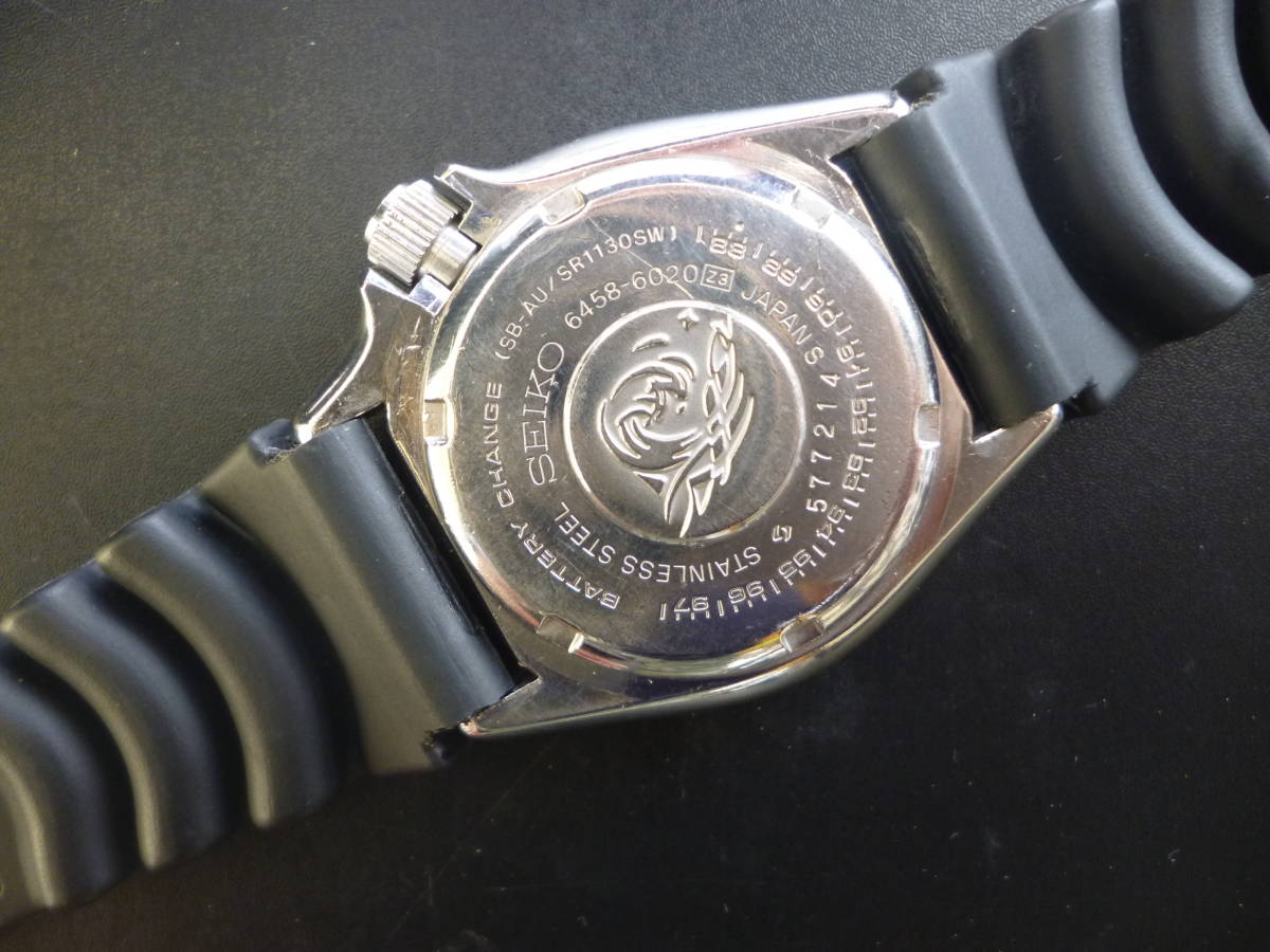 難あり ☆SEIKO セイコー ダイバー クォーツ □6458-6020 □200M