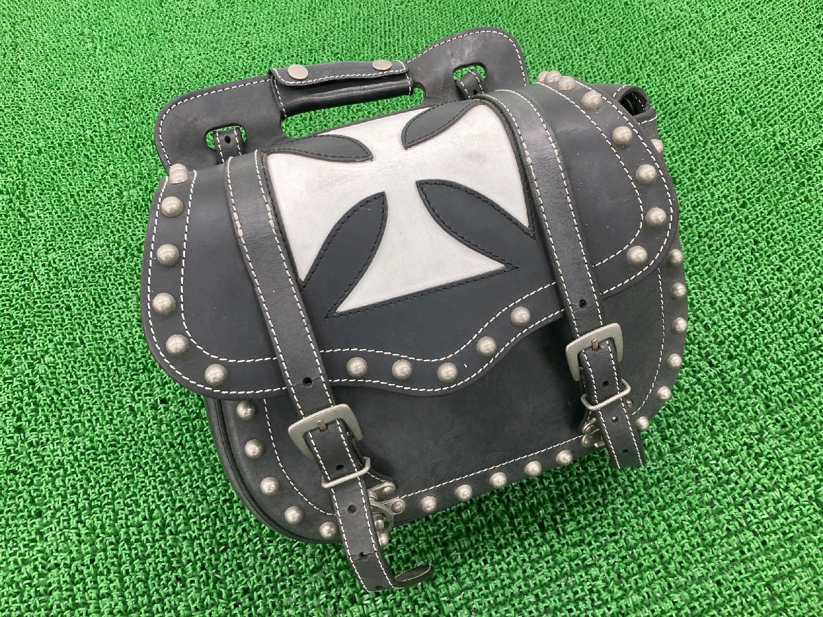 低価，最新作】 デグナー製 サイドバッグ 片側 社外 中古 バイク 部品