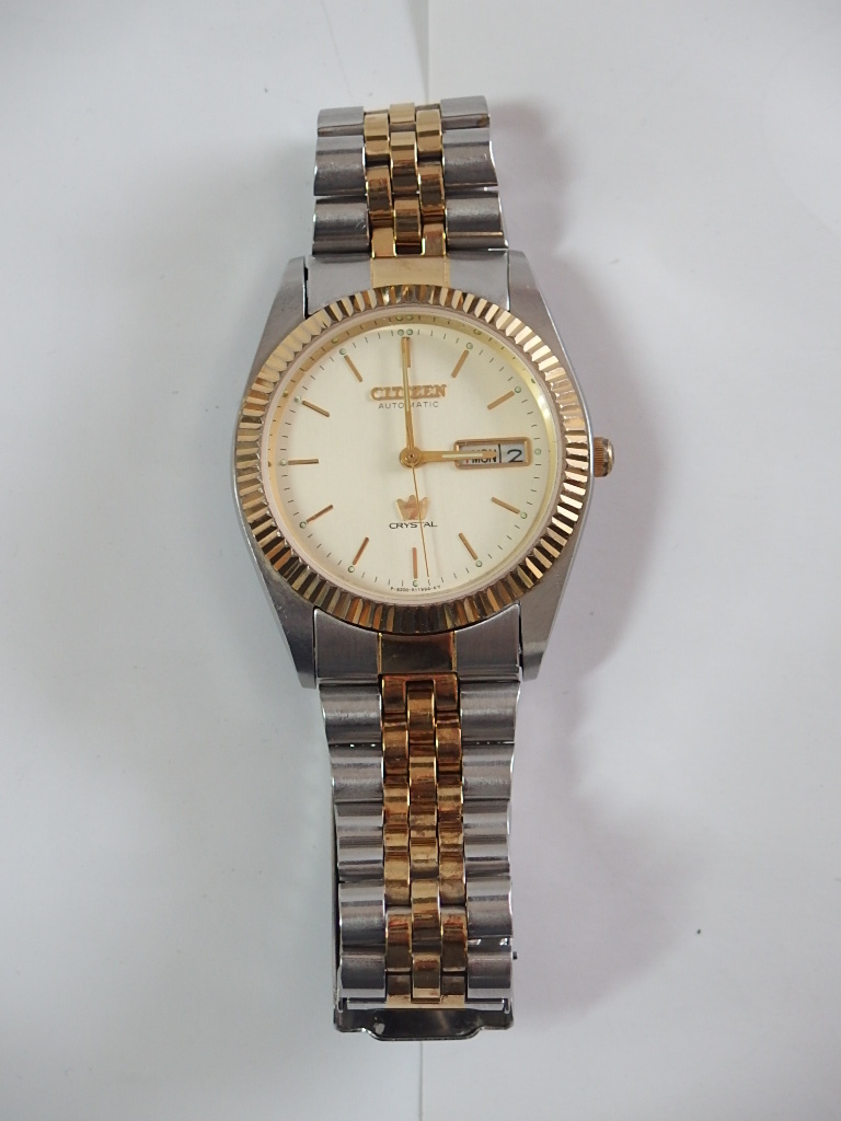 CITIZEN シチズン 腕時計 メンズ AUTOMATIC 7・CRYSTAL GN-4W-S セブン 