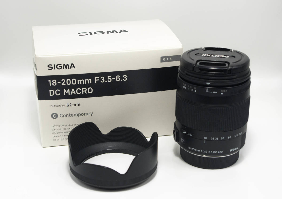 18-200mm F3.5-6.3 DC OS HSM SIGMA MACRO シグマ 中古 キヤノン用 AF