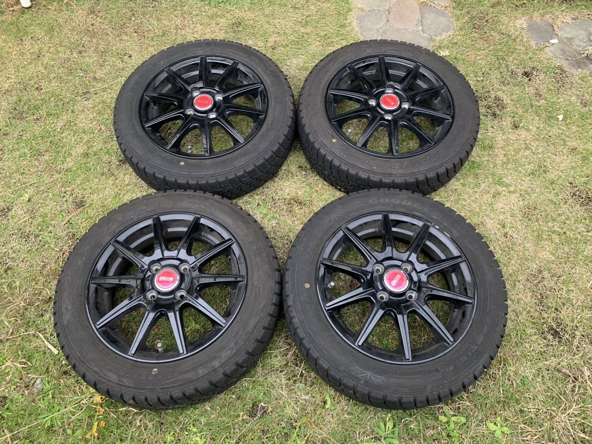 グッドイヤー アイスナビ6 2018年製 14×4.5J 100/4H ET45 155/65R14 アイスナビ6 グッドイヤー 155&frasl;65R14 グッドイヤー冬タイヤ 155&frasl;65r14 通販