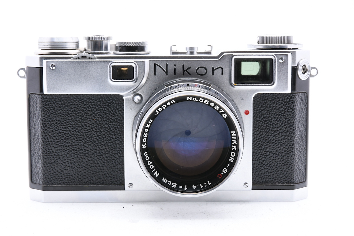 Nikon S2 後期 NIKKOR-S・C 5cm F1.4 ブラック キィートスさんにてOH済