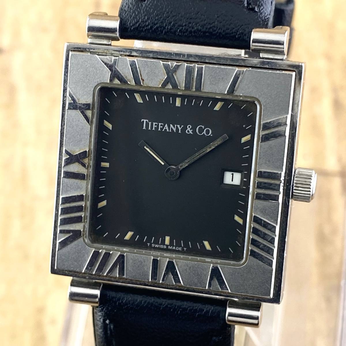 1円〜】Tiffany & Co. ティファニー 腕時計 メンズ ATLAS アトラス