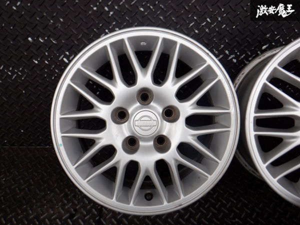 日産純正 S15 シルビア 15インチ 6J +40 5穴 PCD114.3 ホイール単体 4 