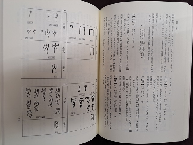 甲骨 金文辞典 上下 2冊 別冊 索引 平成7年初版2刷 雄山閣出版 水上 