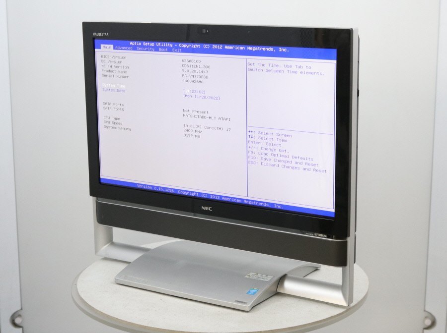 高品質，最新作 NEC PC-VN770SSB VALUESTAR VN770/S Core i7 4700MQ 2.40GHz 8GB 現状品(モニタ一体型)｜売買されたオークション情報、yahooの商品情報をアーカイブ公開 - オークファン NEC
