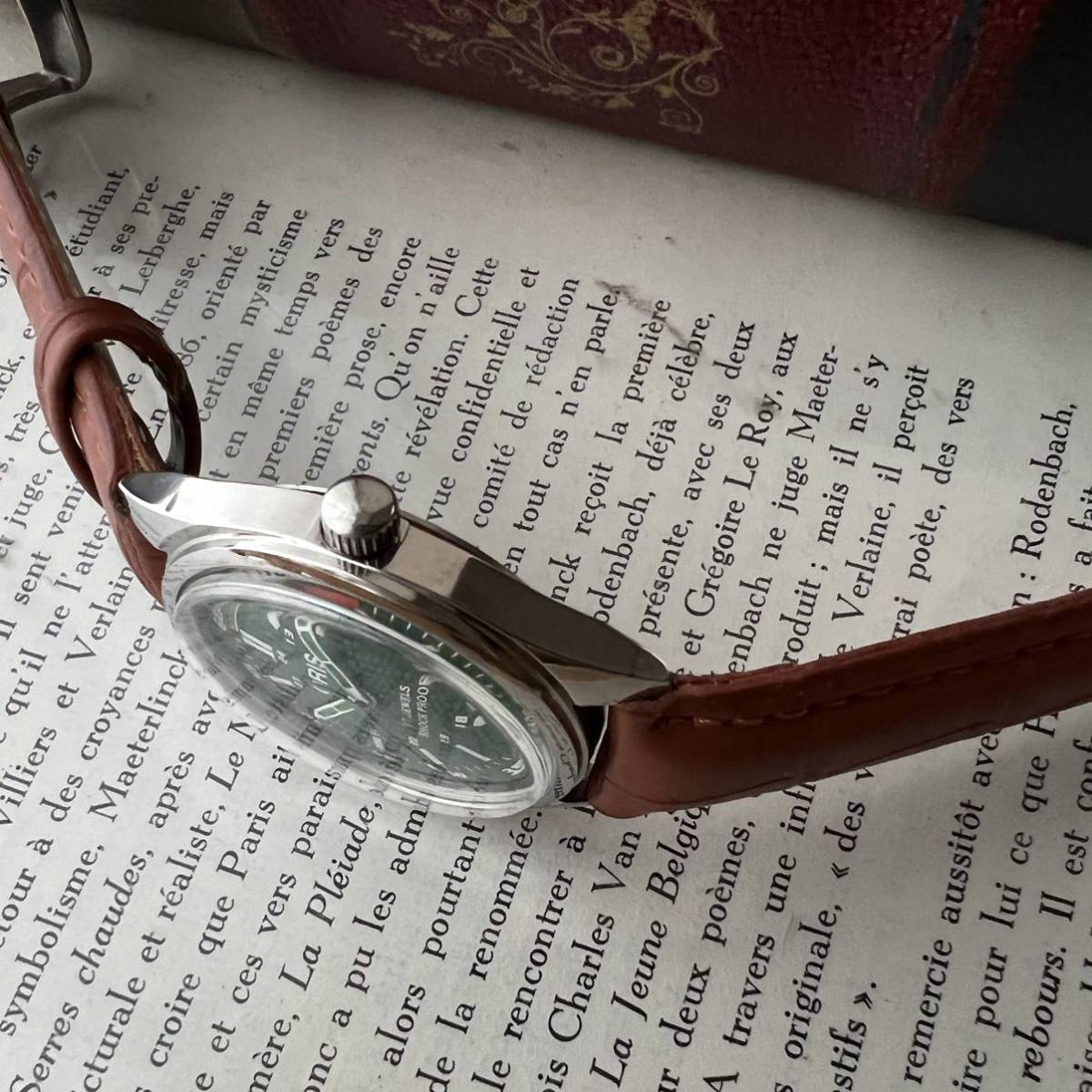 レア 調整済 オリス ORIS 美品 メンズ 機械式 腕時計 手巻き 