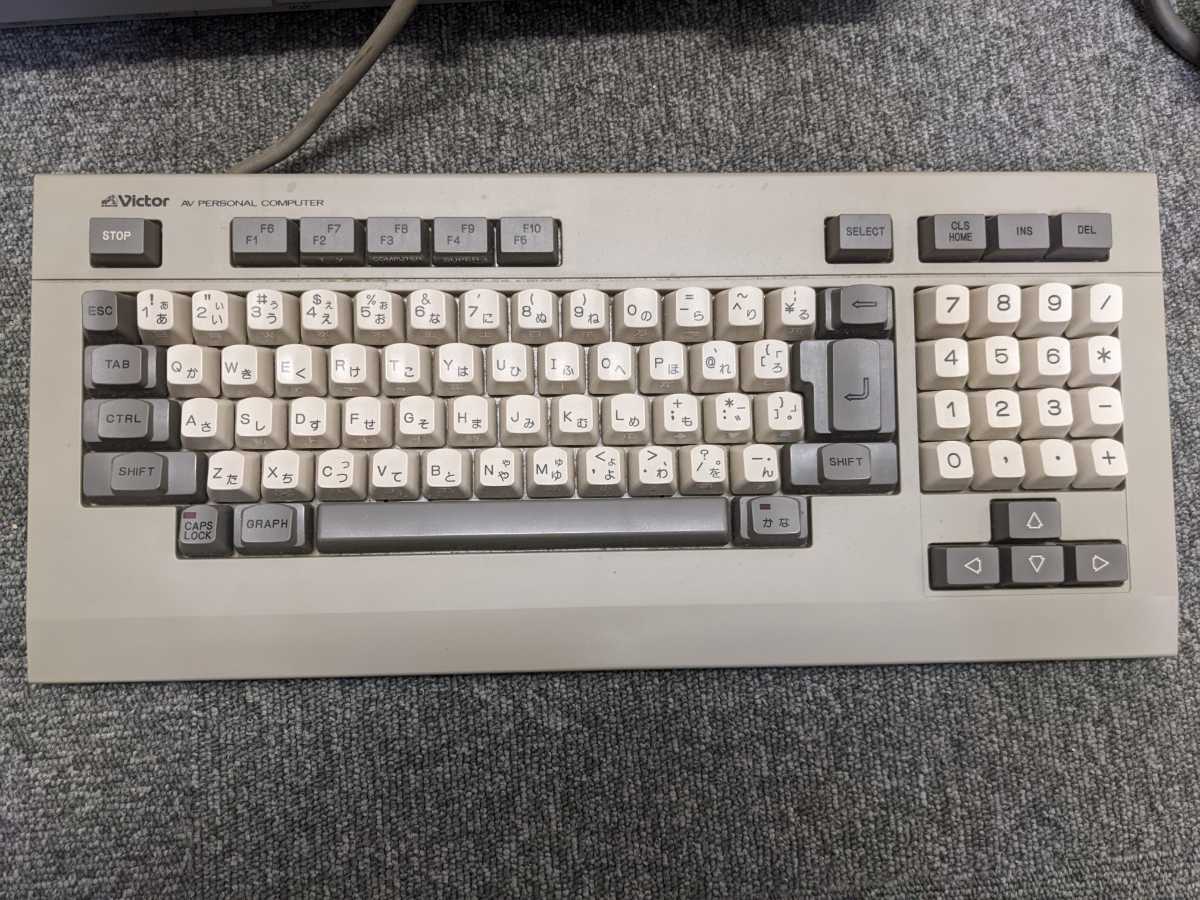 ②-00008 Victor ビクター MSX2 HC-95 本体 キーボード 説明書 箱付き