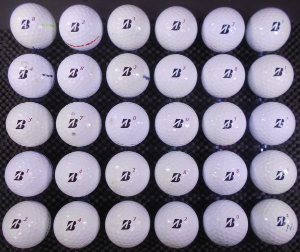 K2E-06B] BRIDGESTONE TOUR B X 2020年モデル ホワイト 30球